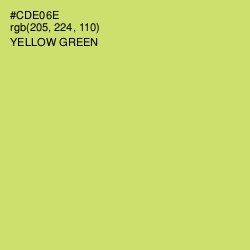 #CDE06E - Yellow Green Color Image